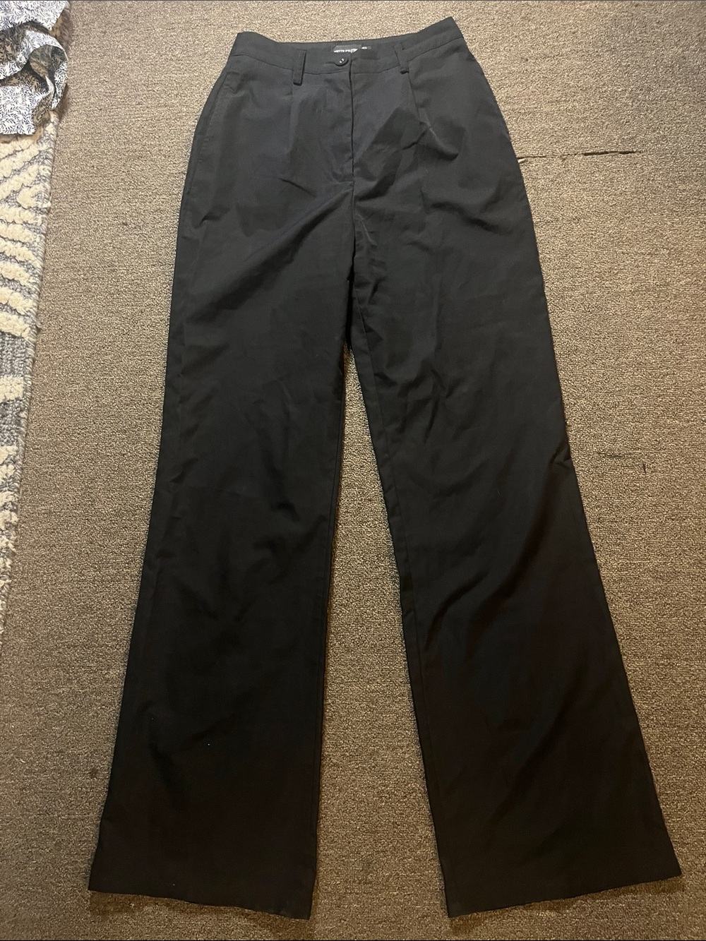 PrettyLittleThing Black Wide-Leg Trousers